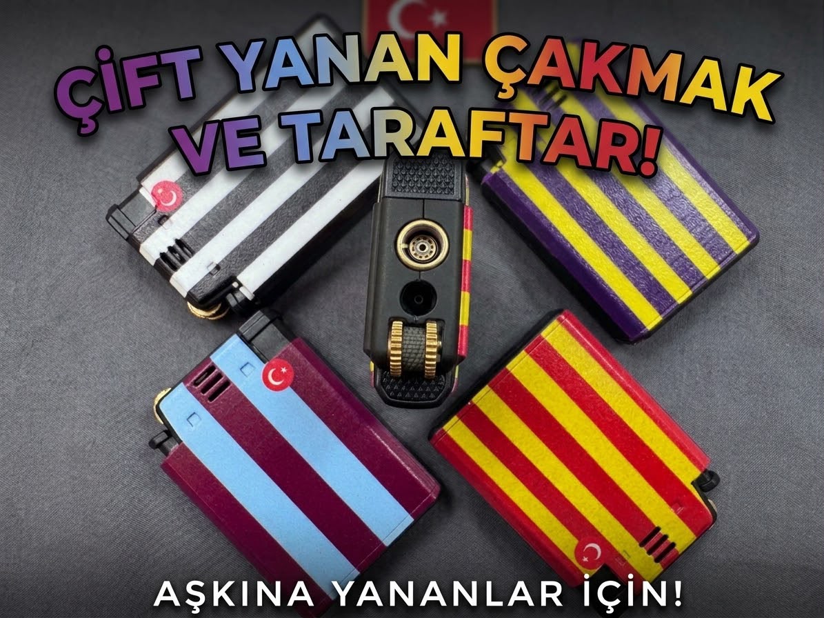 Çift Yanma Özellikli Taraftar Çakmağı