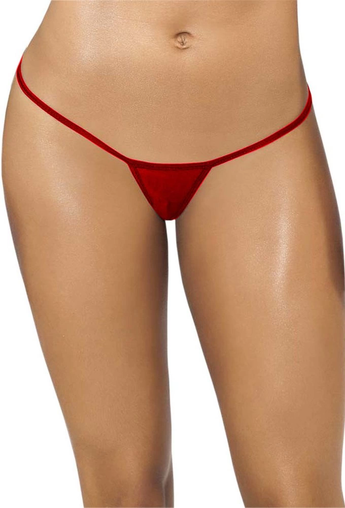 Kırmızı Transparan Tül String Tanga TM1115 Kırmızı Transparan Tül String Tanga TM1115