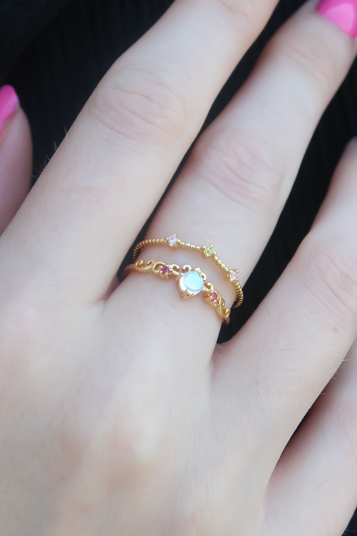 Gold Renk Zirkon Taşlı Taç Model Kadın Yüzük - Bayi Depom Gold Renk Zirkon Taşlı Taç Model Kadın Yüzük - Bayi Depom
