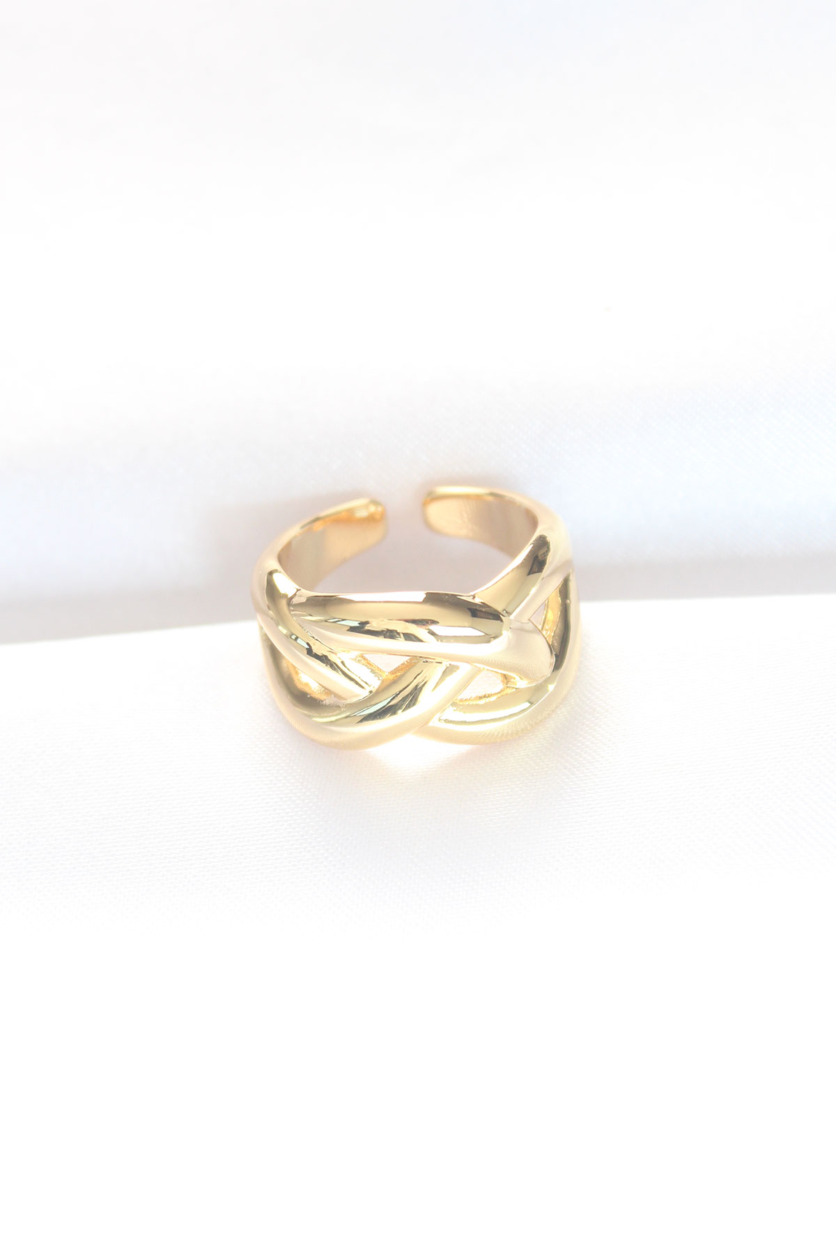 Düğüm Model Gold Renk Ayarlanabilir Yüzük - Bayi Depom Düğüm Model Gold Renk Ayarlanabilir Yüzük - Bayi Depom