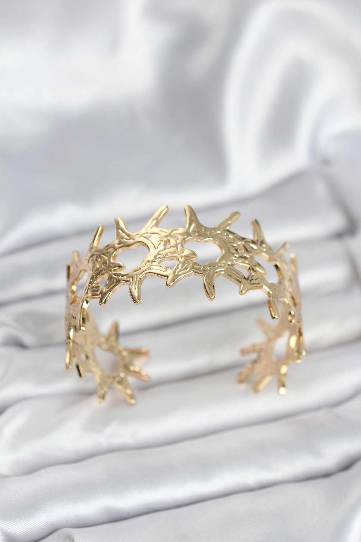 Pirinç Gold Renk Vintage Kadın Bileklik - Bayi Depom Pirinç Gold Renk Vintage Kadın Bileklik - Bayi Depom