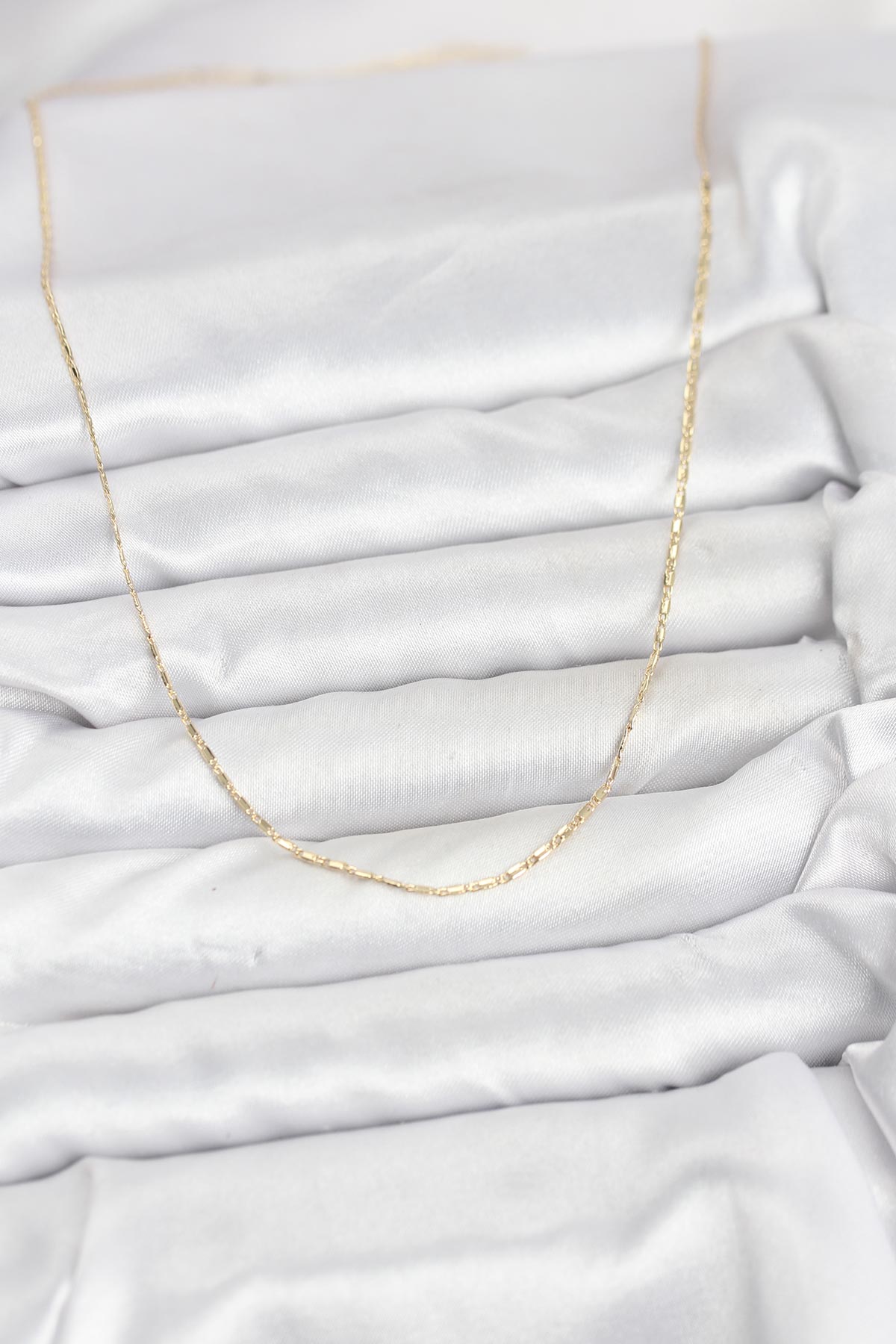 CM 14K Gold Renk Kesme Model 60 cm Kadın Kolye - Bayi Depom CM 14K Gold Renk Kesme Model 60 cm Kadın Kolye - Bayi Depom