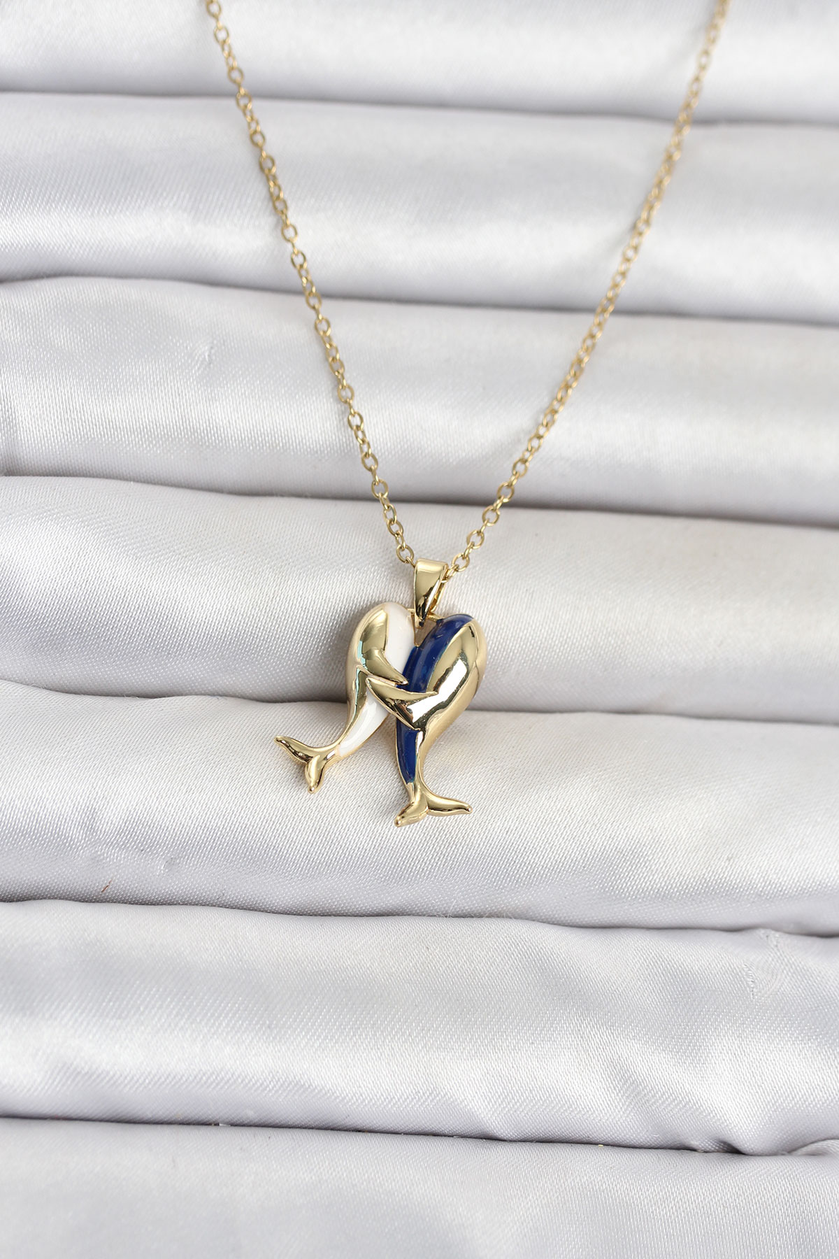 316L Çelik Zincir Gold Renk Dolphin Model Kadın Kolye - Bayi Depom 316L Çelik Zincir Gold Renk Dolphin Model Kadın Kolye - Bayi Depom
