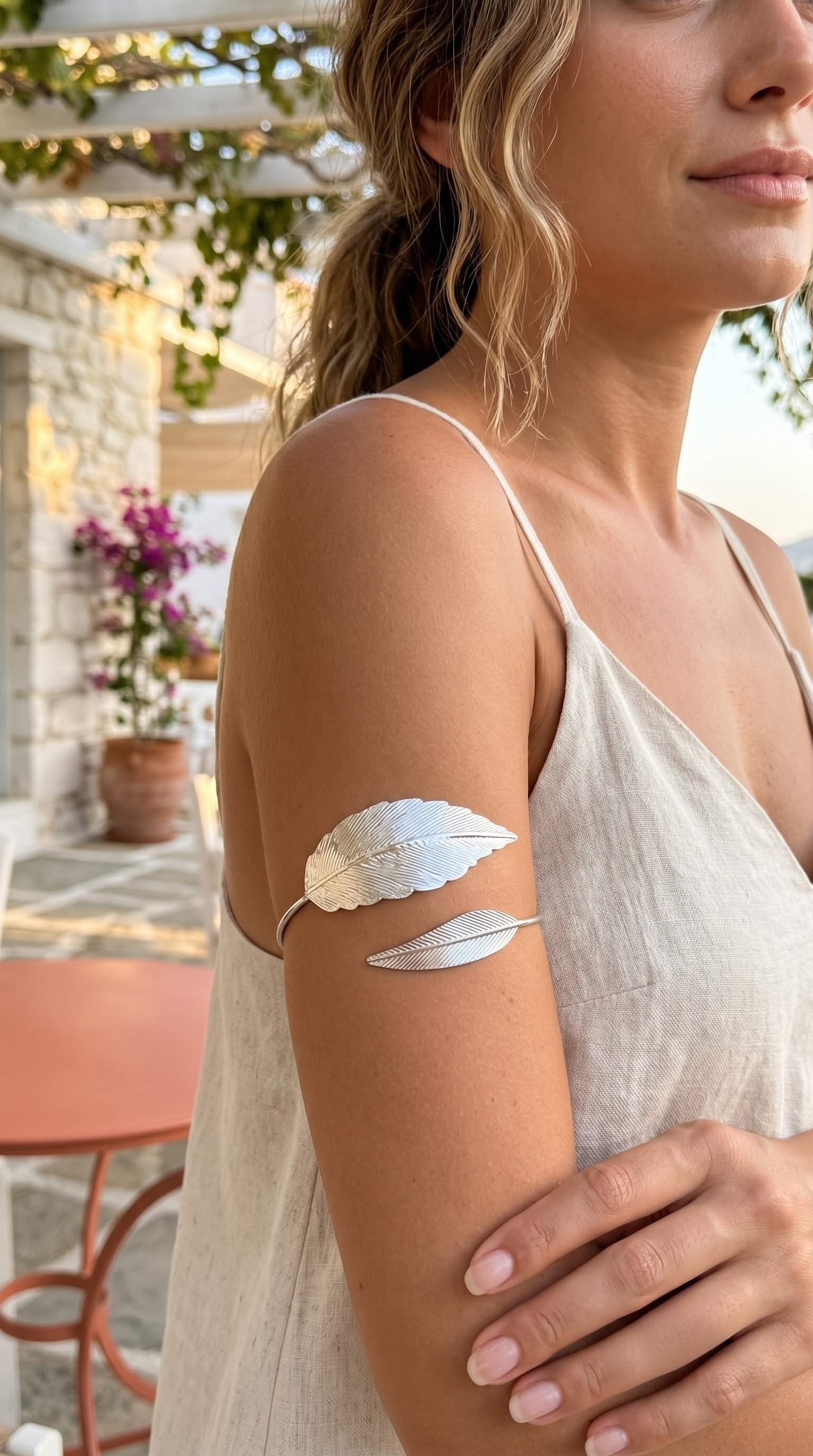 Pazu Bileklik Gümüş Renk Pirinç Yaprak Model - Bayi Depom Pazu Bileklik Gümüş Renk Pirinç Yaprak Model - Bayi Depom