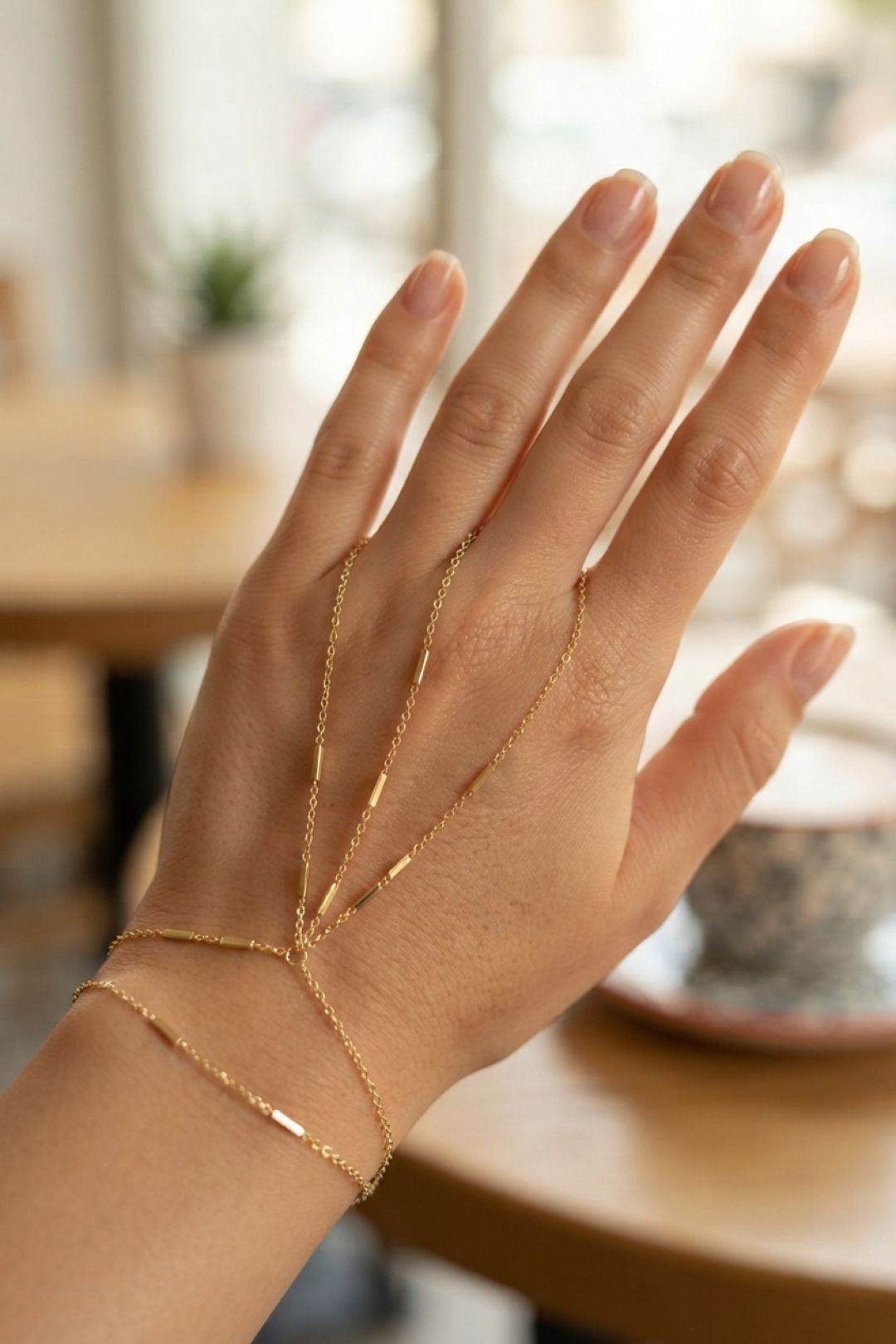 Gold Renk Pirinç Çift Sıralı Şahmeran - Bayi Depom