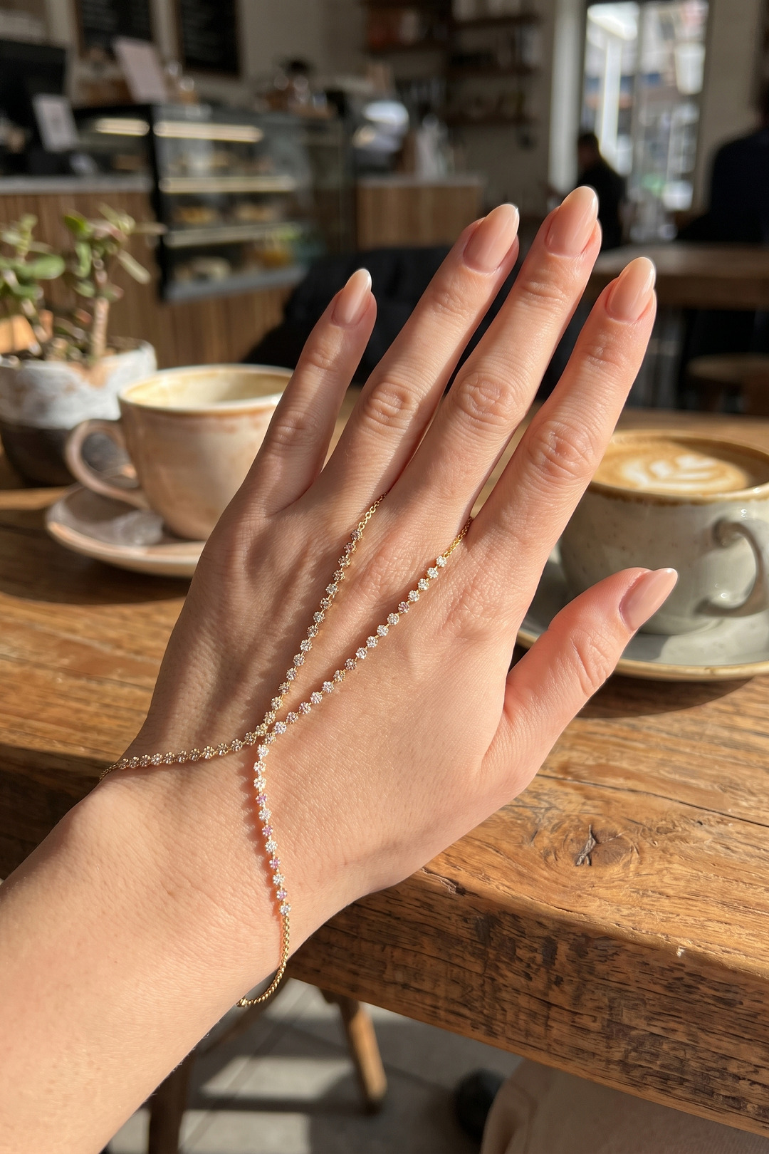 Gold Renk Pembe ve Beyaz Zirkon Taşlı Model Şahmeran - Bayi Depom