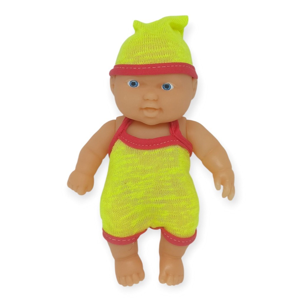 20 cm Sevimli Et Bebek - Çıkarılabilir Neon Kıyafetli Gerçekçi Oyuncak Bebek - Sarı - Kırmızı (Bayi Depom) 20 cm Sevimli Et Bebek - Çıkarılabilir Neon Kıyafetli Gerçekçi Oyuncak Bebek - Sarı - Kırmızı (Bayi Depom)
