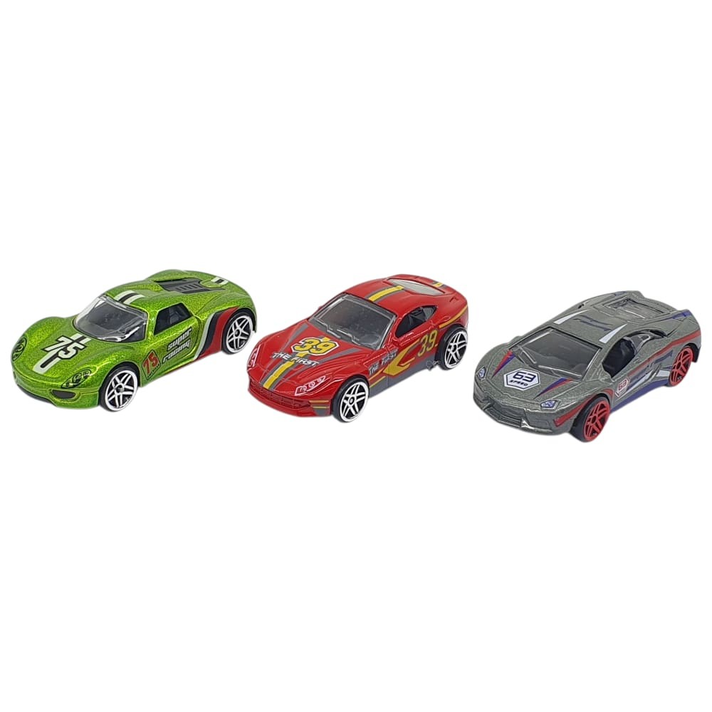 3'lü Araba Yarış Seti - Die Cast - DS045 (Bayi Depom) 3'lü Araba Yarış Seti - Die Cast - DS045 (Bayi Depom)