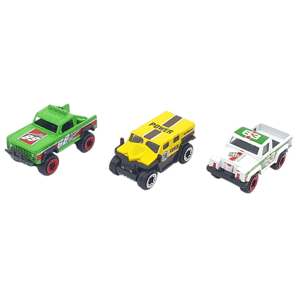 3'lü Araba Off-Road Seti - Die Cast - DS045 (Bayi Depom) 3'lü Araba Off-Road Seti - Die Cast - DS045 (Bayi Depom)