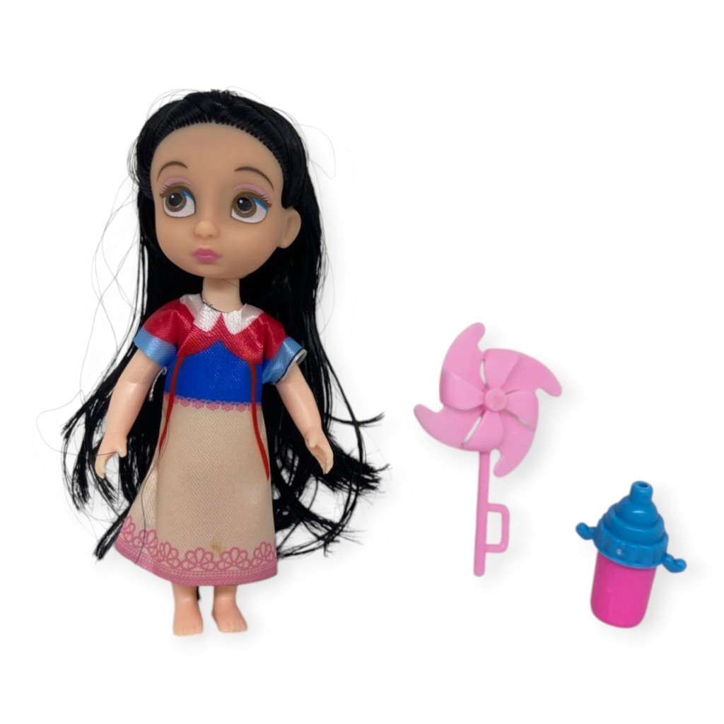 Aksesuarlı Mini Prenses Oyuncak Bebek 13 Cm (Bayi Depom) Aksesuarlı Mini Prenses Oyuncak Bebek 13 Cm (Bayi Depom)