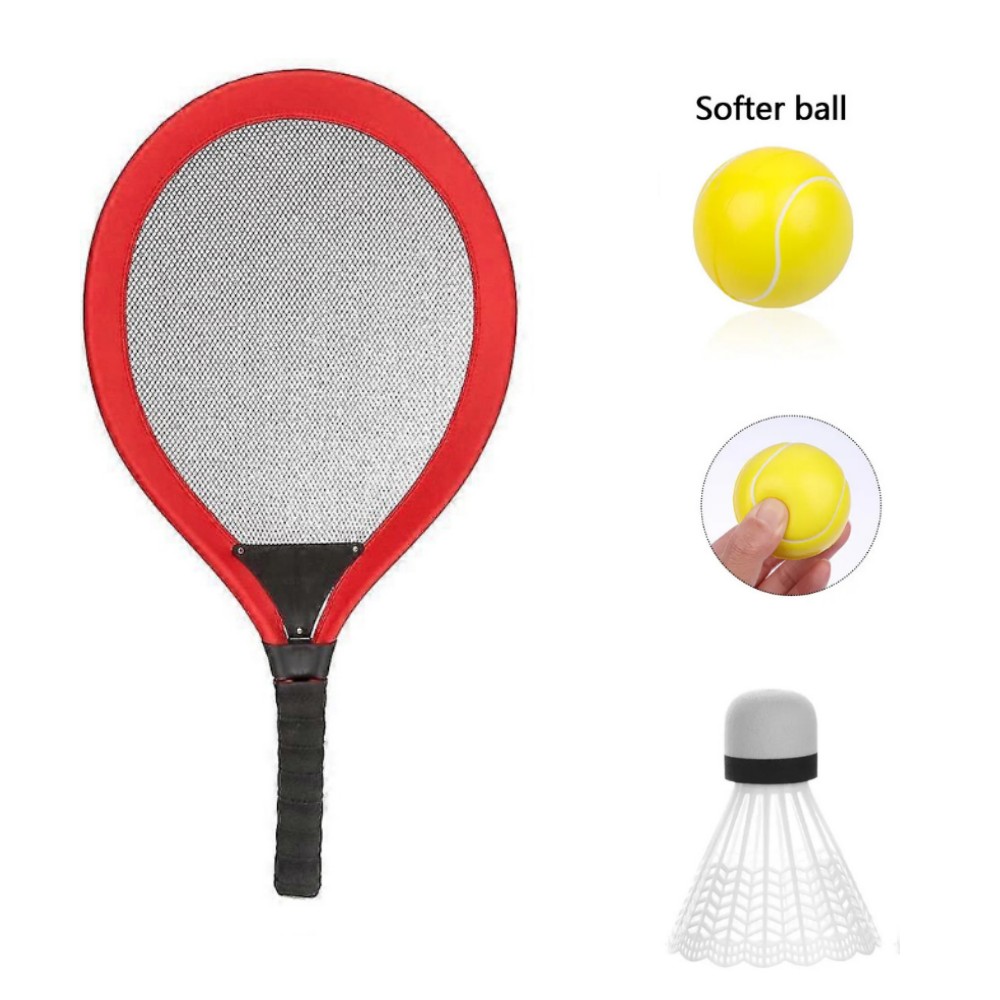 Badminton Seti ve Soft Tenis Topu - RKT-35 - Kırmızı (Bayi Depom) Badminton Seti ve Soft Tenis Topu - RKT-35 - Kırmızı (Bayi Depom)