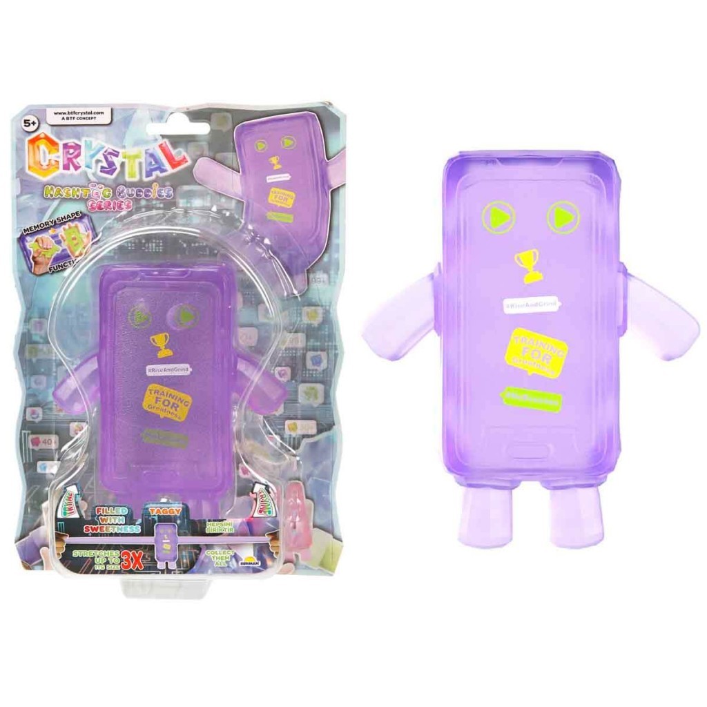 Crystal Hashtag Buddies Serisi Stretch Figür - Taggy (Bayi Depom) Crystal Hashtag Buddies Serisi Stretch Figür - Taggy (Bayi Depom)
