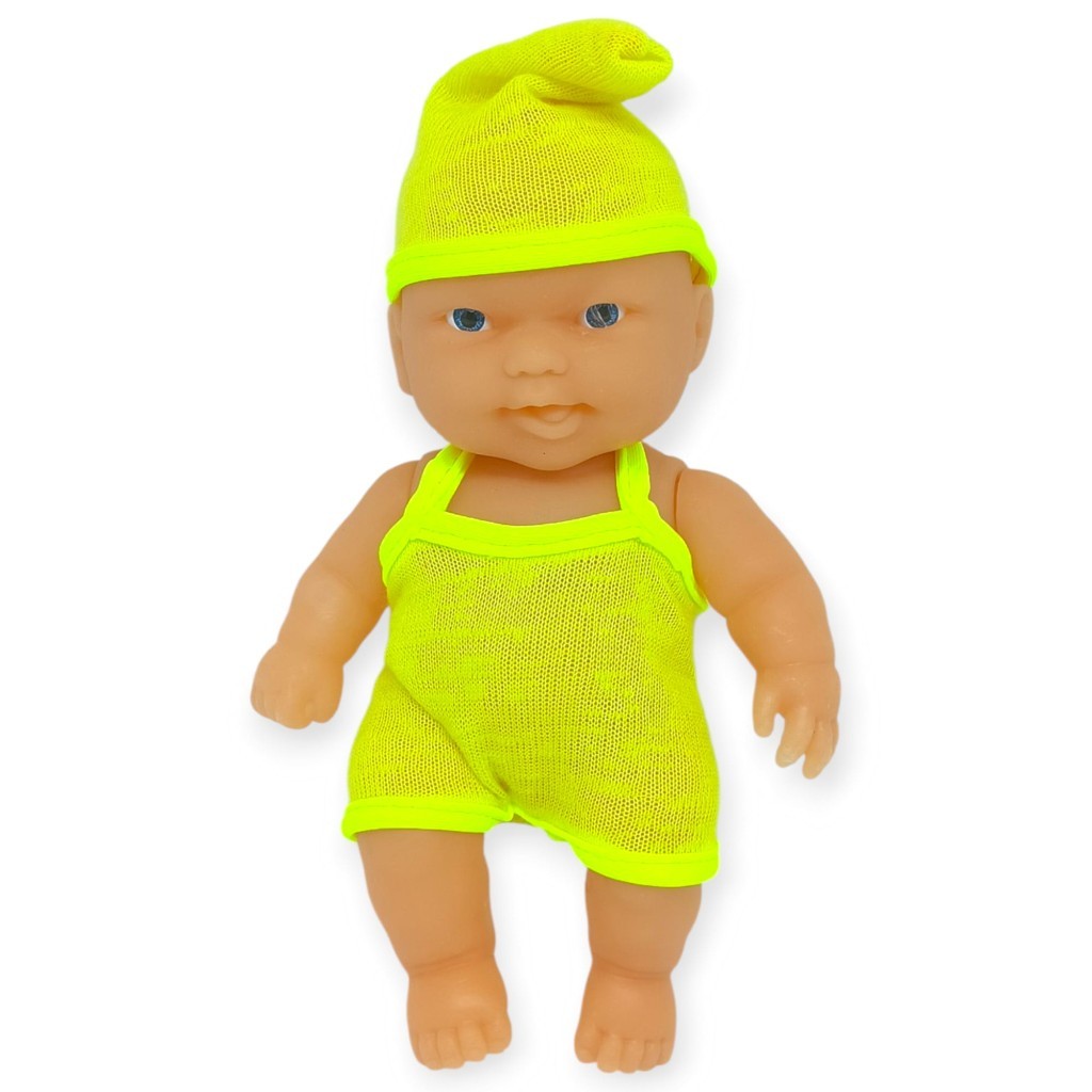 20 cm Sevimli Et Bebek - Çıkarılabilir Neon Kıyafetli Gerçekçi Oyuncak Bebek - Sarı (Bayi Depom) 20 cm Sevimli Et Bebek - Çıkarılabilir Neon Kıyafetli Gerçekçi Oyuncak Bebek - Sarı (Bayi Depom)