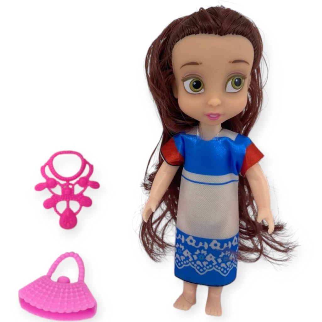 Aksesuarlı Mini Prenses Oyuncak Bebek 13 Cm (Bayi Depom) Aksesuarlı Mini Prenses Oyuncak Bebek 13 Cm (Bayi Depom)