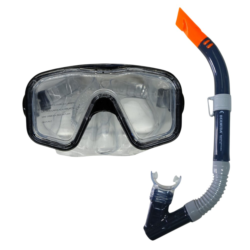 Maske Şnorkel Safari Dalış Seti Tepered Cam - 2186A/113CSB (Bayi Depom) Maske Şnorkel Safari Dalış Seti Tepered Cam - 2186A/113CSB (Bayi Depom)