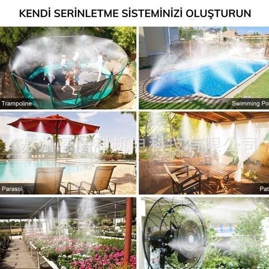 10 Metre Kendin Yap Balkon Veranda Çardak Kamelya Sulama Serinletme Ve Nemlendirme Sistemi ( Bayi Depom ) 10 Metre Kendin Yap Balkon Veranda Çardak Kamelya Sulama Serinletme Ve Nemlendirme Sistemi ( Bayi Depom )
