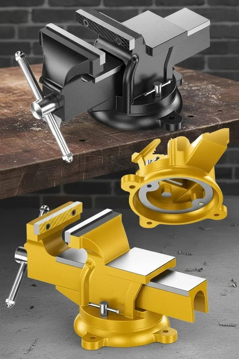 100 mm Sağlam Metal Gövde Sabit Tezgah Masa Mengenesi ( Bayi Depom ) 100 mm Sağlam Metal Gövde Sabit Tezgah Masa Mengenesi ( Bayi Depom )