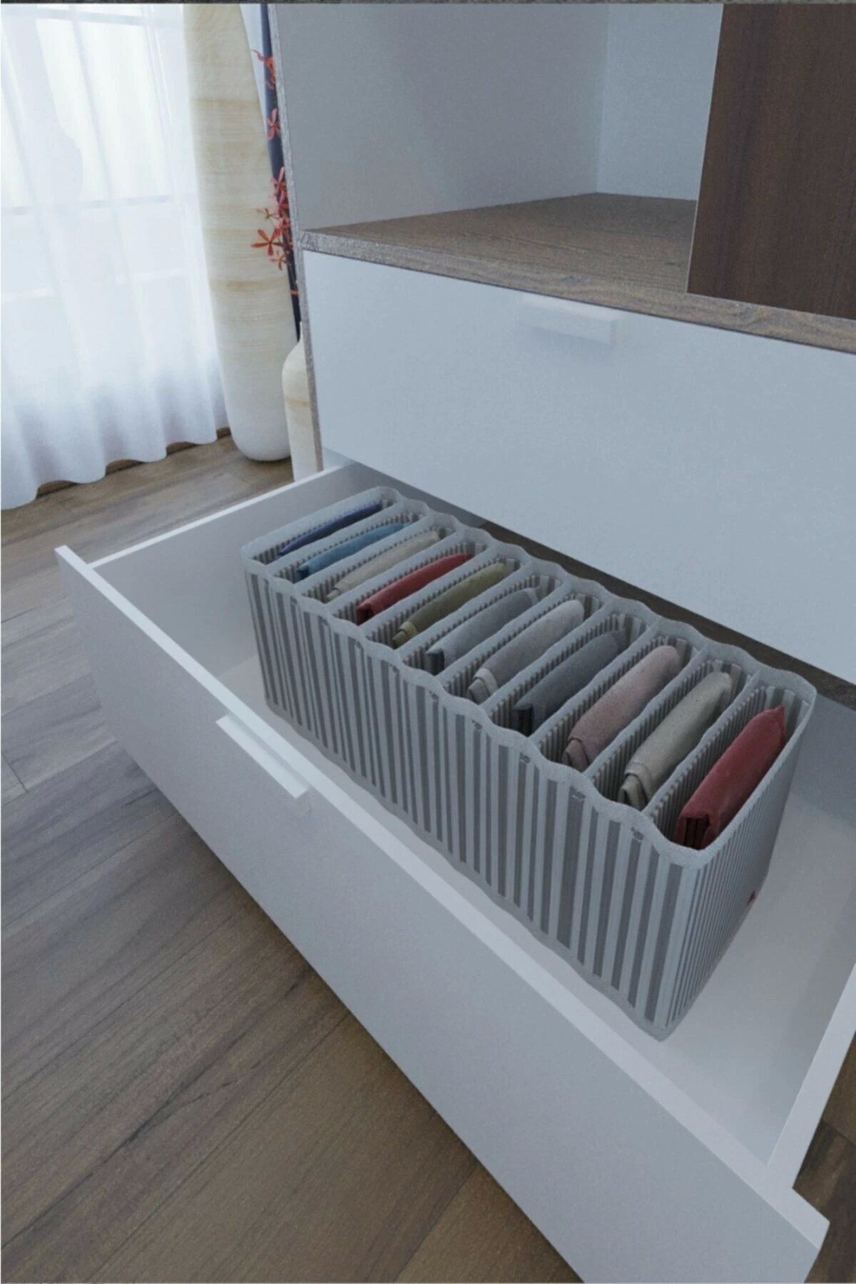 11 Bölmeli Dolap ve Çekmece Içi Düzenleyici Akordiyon Organizer M-00500 (1 Adet) ( Bayi Depom ) 11 Bölmeli Dolap ve Çekmece Içi Düzenleyici Akordiyon Organizer M-00500 (1 Adet) ( Bayi Depom )