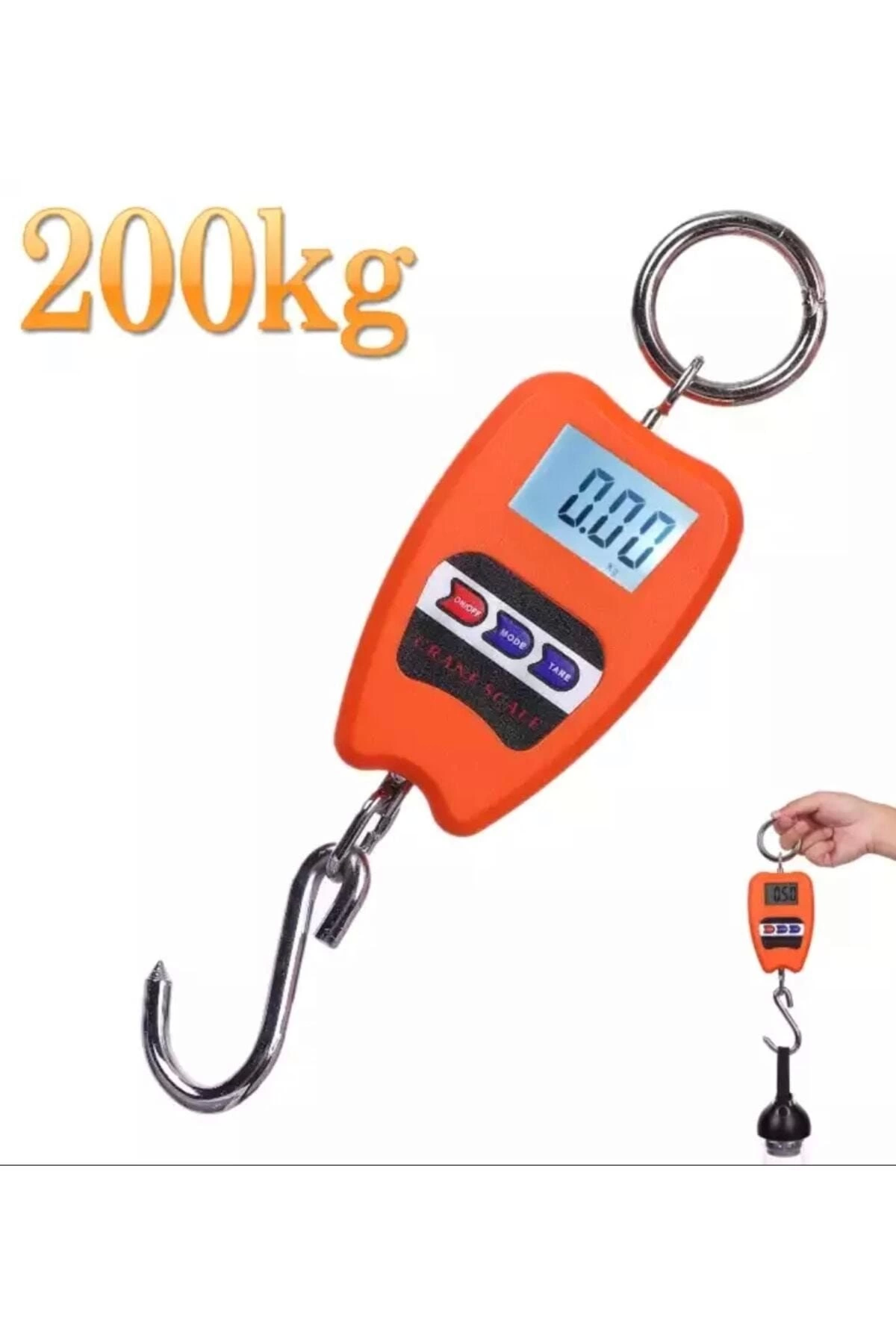 200 kg Vinç Tipi Kancalı Terazi - Ağır Yükler İçin Hassas Ölçüm ( Bayi Depom ) 200 kg Vinç Tipi Kancalı Terazi - Ağır Yükler İçin Hassas Ölçüm ( Bayi Depom )