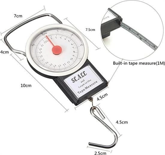 22 Kg/50lb Kancalı Tartı Aleti 1 Metre Mezuralı Askılı Balıkçı Terazisi ( Bayi Depom ) 22 Kg/50lb Kancalı Tartı Aleti 1 Metre Mezuralı Askılı Balıkçı Terazisi ( Bayi Depom )