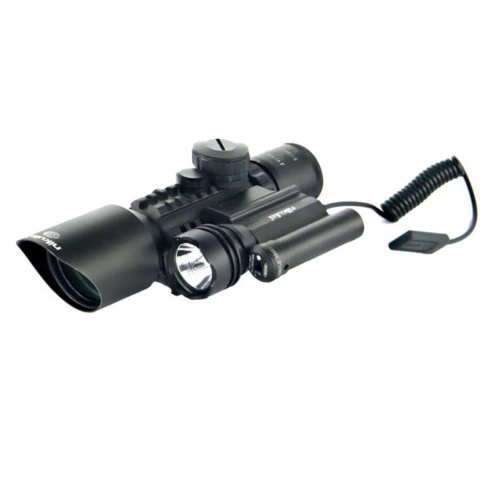 3-10x42 Zoomlu Av Tüfeği Dürbünü  Lazeri Zenon Fenerli M9 ( Bayi Depom )