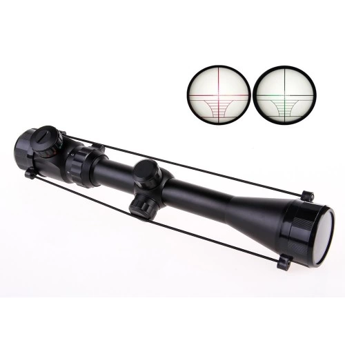 3-9x40 Zoomlu Çıft Işıklı Av Tüfeği Dürbünü  Montaj Kelepçeli ( Bayi Depom )