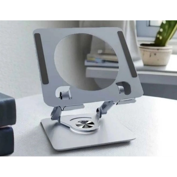 360 Derece Dönebilen Yükseltilmiş Masaüstü Ayarlanabilir Metal Tablet Standı ( Bayi Depom )