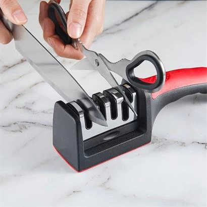 4 Aşamalı Kaymaz Tabanlı Hızlı Bıçak ve Makas Bileme Aracı - Keskin ve Pratik Kullanım ( Bayi Depom ) 4 Aşamalı Kaymaz Tabanlı Hızlı Bıçak ve Makas Bileme Aracı - Keskin ve Pratik Kullanım ( Bayi Depom )