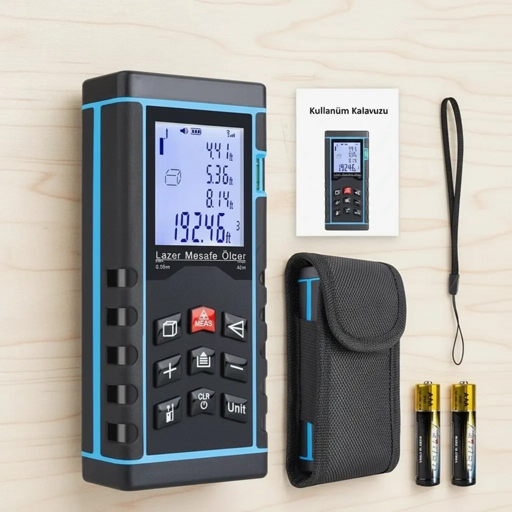 40 Metre Hassas Lazermetre Ölçer LCD Dijital Ekran Su Terazili Lazerli Mesafe Ölçüm Cihazı ( Bayi Depom ) 40 Metre Hassas Lazermetre Ölçer LCD Dijital Ekran Su Terazili Lazerli Mesafe Ölçüm Cihazı ( Bayi Depom )