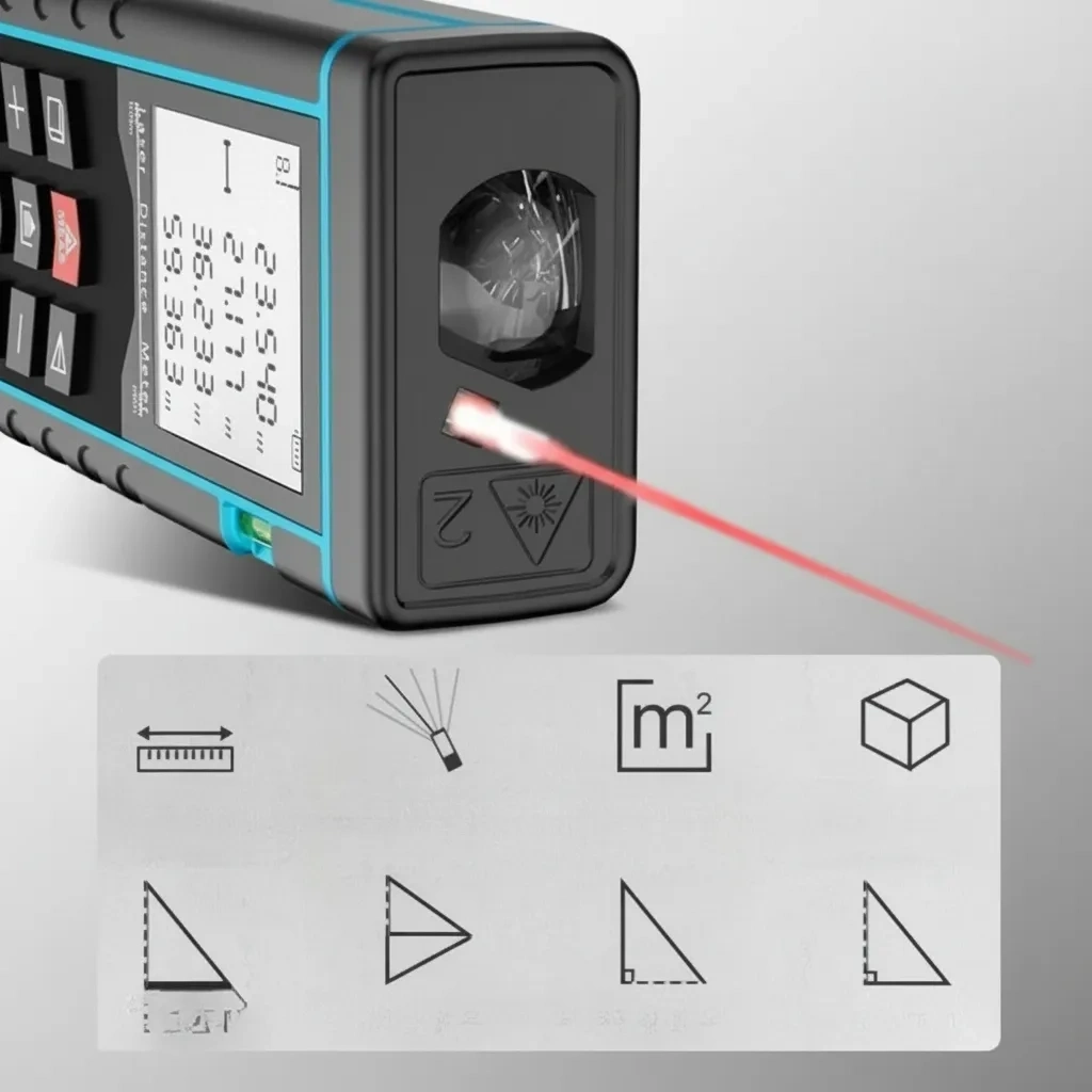 40 Metre Hassas Lazermetre Ölçer LCD Dijital Ekran Su Terazili Lazerli Mesafe Ölçüm Cihazı ( Bayi Depom ) 40 Metre Hassas Lazermetre Ölçer LCD Dijital Ekran Su Terazili Lazerli Mesafe Ölçüm Cihazı ( Bayi Depom )