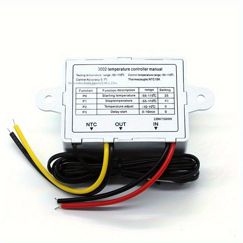 Dijital Termostat XH-W3002 LED Ekranlı Sıcaklık Kontrol Cihazı 220V ( Bayi Depom ) Dijital Termostat XH-W3002 LED Ekranlı Sıcaklık Kontrol Cihazı 220V ( Bayi Depom )