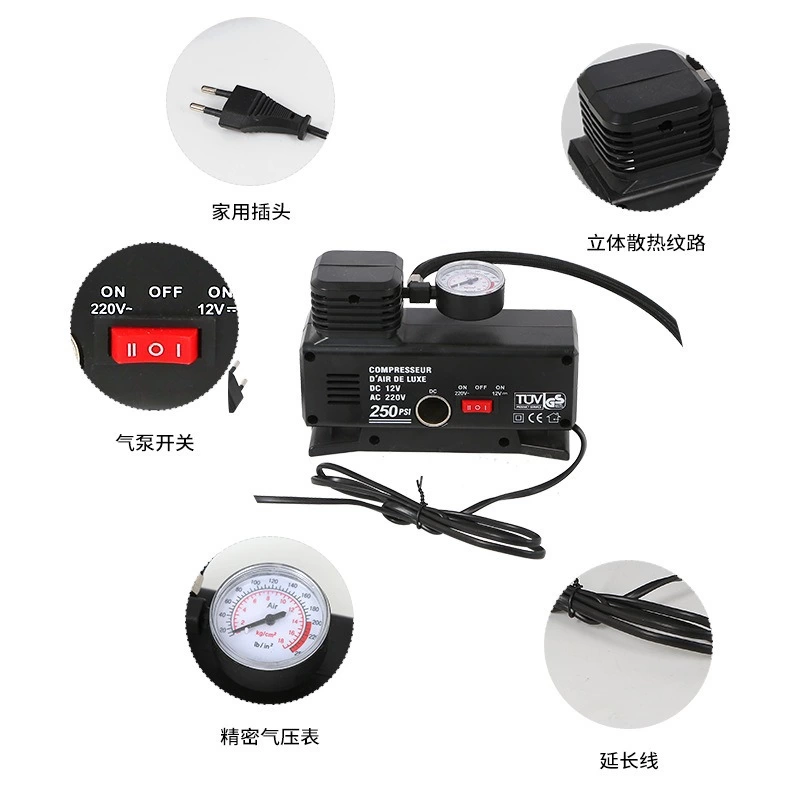 220v Ile 12v Oto Elektriği Çalışan Hava Lastik Şişirme Kompresörü 250 Psı Çok Amaçlı Yol Yardımı ( Bayi Depom ) 220v Ile 12v Oto Elektriği Çalışan Hava Lastik Şişirme Kompresörü 250 Psı Çok Amaçlı Yol Yardımı ( Bayi Depom )