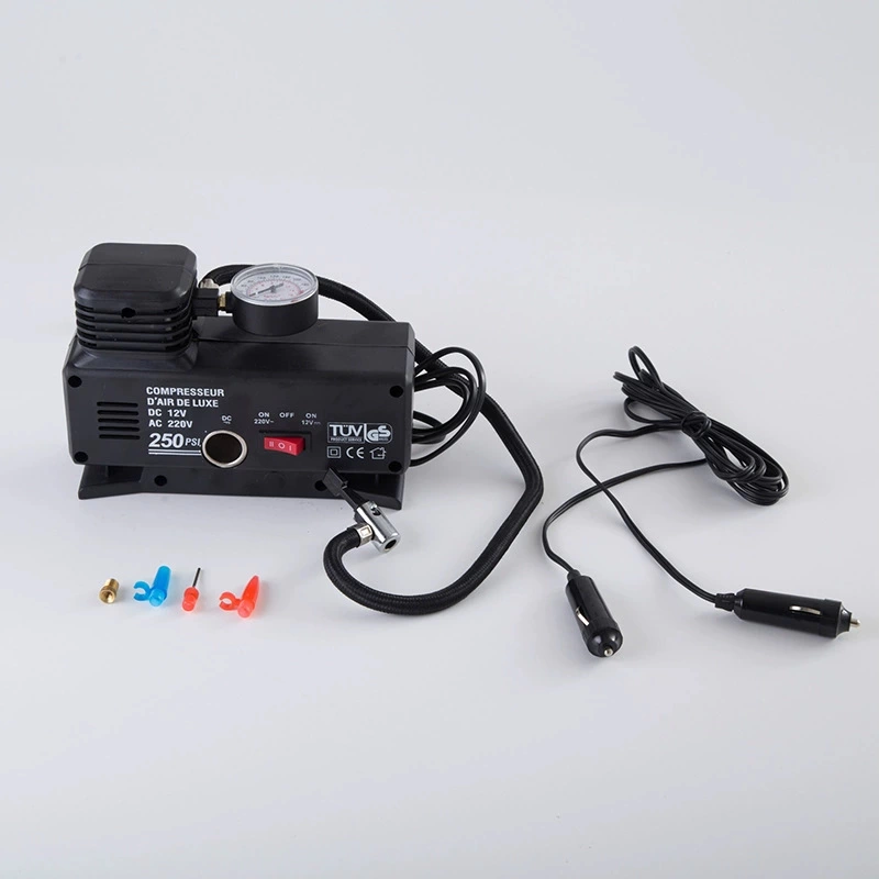 220v Ile 12v Oto Elektriği Çalışan Hava Lastik Şişirme Kompresörü 250 Psı Çok Amaçlı Yol Yardımı ( Bayi Depom )