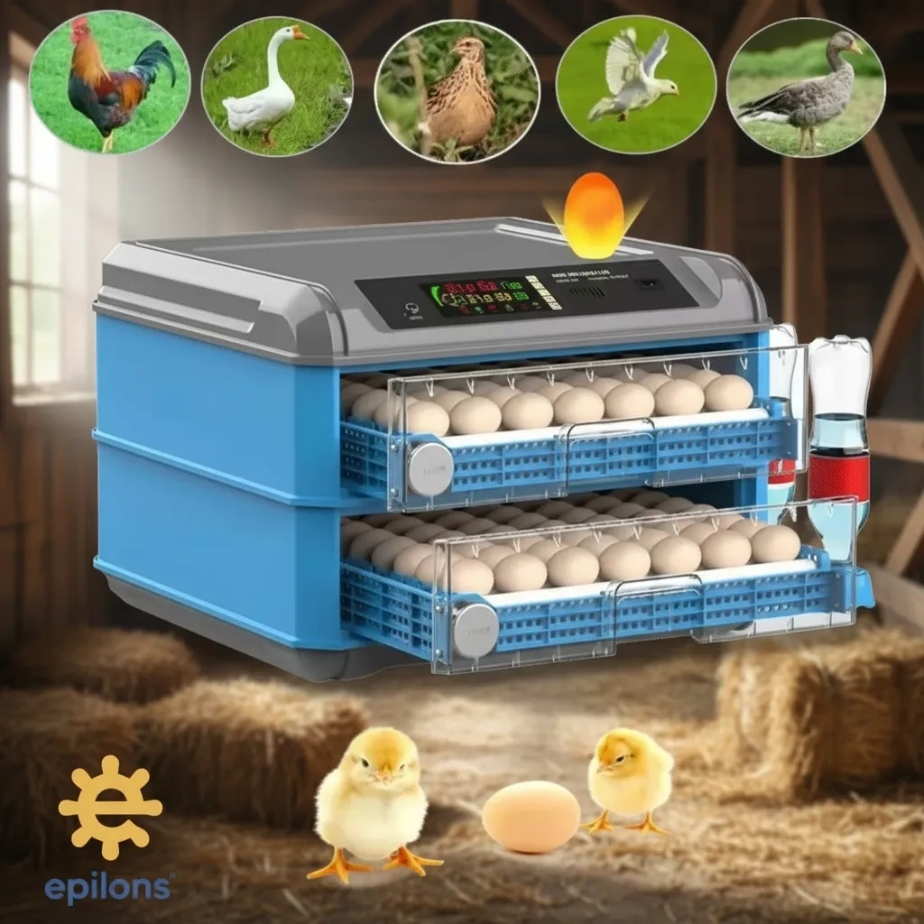 Tam Otomatik 128 Yumurta Kapasiteli Kuluçka Makinesi - Civciv Kaz Hindi Ördek İÇİM Kablosuz Kameralı ( Bayi Depom ) Tam Otomatik 128 Yumurta Kapasiteli Kuluçka Makinesi - Civciv Kaz Hindi Ördek İÇİM Kablosuz Kameralı ( Bayi Depom )