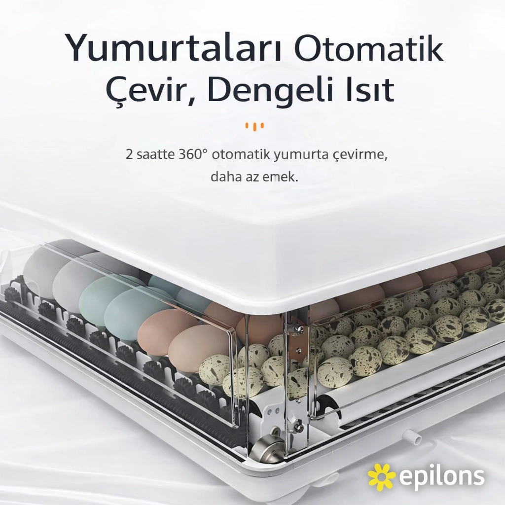 Wh-130 Kuluçka Makinesi -Tavuk Kaz Hindi Ördek ve Kuş Türleri Uyumlu Yedek Motor Hediyeli ( Bayi Depom ) Wh-130 Kuluçka Makinesi -Tavuk Kaz Hindi Ördek ve Kuş Türleri Uyumlu Yedek Motor Hediyeli ( Bayi Depom )