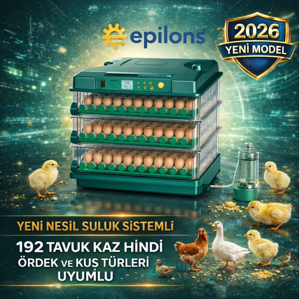 FX192 Model Tam Otomatik Kuluçka Makinesi - Tüm Kanatlı Hayvanlara Uyumlu Yeni Nesil Su Hazneli Süngerli Sistem ( Bayi Depom ) FX192 Model Tam Otomatik Kuluçka Makinesi - Tüm Kanatlı Hayvanlara Uyumlu Yeni Nesil Su Hazneli Süngerli Sistem ( Bayi Depom )
