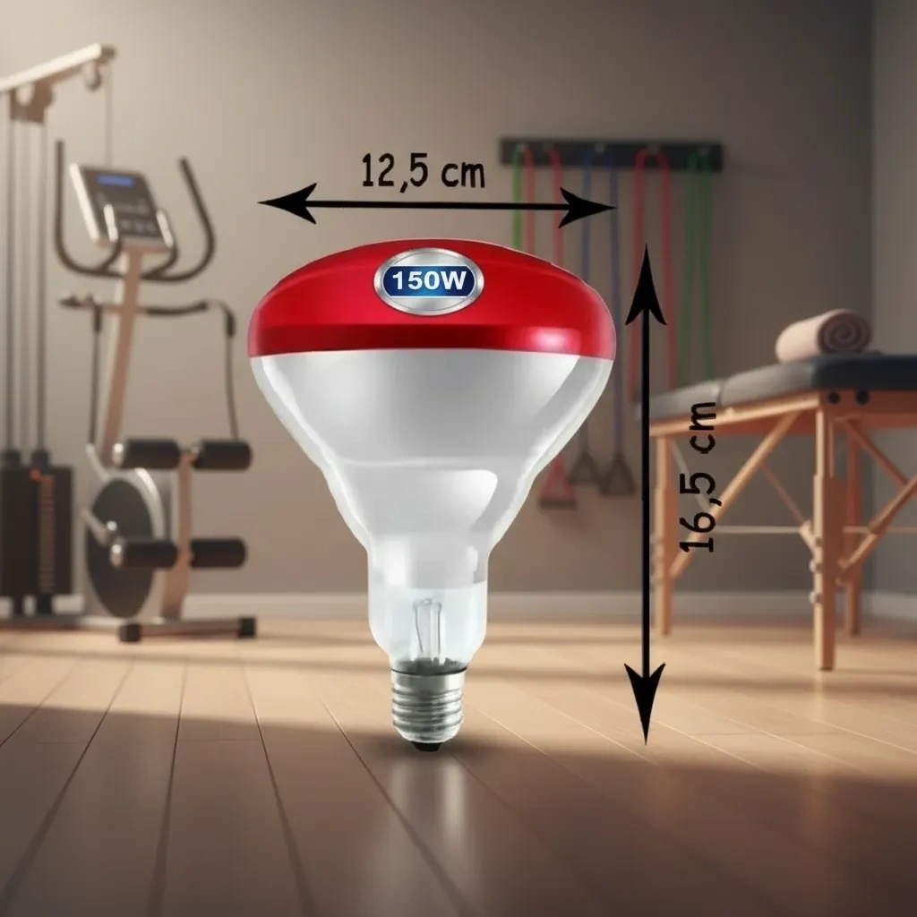 150w Kızılötesi (infrared) Isıtıcılı Fizik Tedavi Lambası (Kırmızı Işık) E27 (Kalın Duy) ( Bayi Depom ) 150w Kızılötesi (infrared) Isıtıcılı Fizik Tedavi Lambası (Kırmızı Işık) E27 (Kalın Duy) ( Bayi Depom )