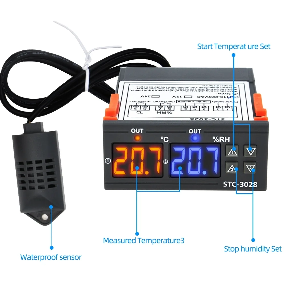 Stc-3028 Dijital Sıcaklık Nem Ölçer 110-220v 10a Termostat ( Bayi Depom ) Stc-3028 Dijital Sıcaklık Nem Ölçer 110-220v 10a Termostat ( Bayi Depom )