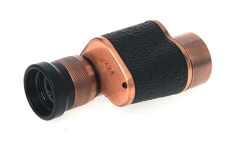 6x24  Baıgısh, Askeri Tarzi Pirinç Ve Deri Kaplamalı, Deri çantalı Monocular Dürbün Princ ( Bayi Depom )