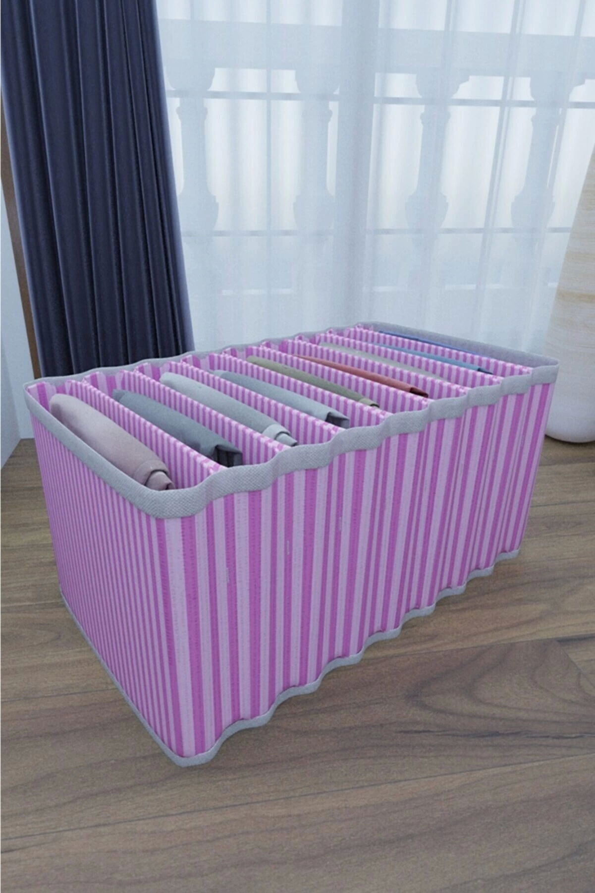 8 Bölmeli Dolap ve Çekmece Içi Düzenleyici Akordiyon Organizer L-00517 (1 Adet) ( Bayi Depom ) 8 Bölmeli Dolap ve Çekmece Içi Düzenleyici Akordiyon Organizer L-00517 (1 Adet) ( Bayi Depom )