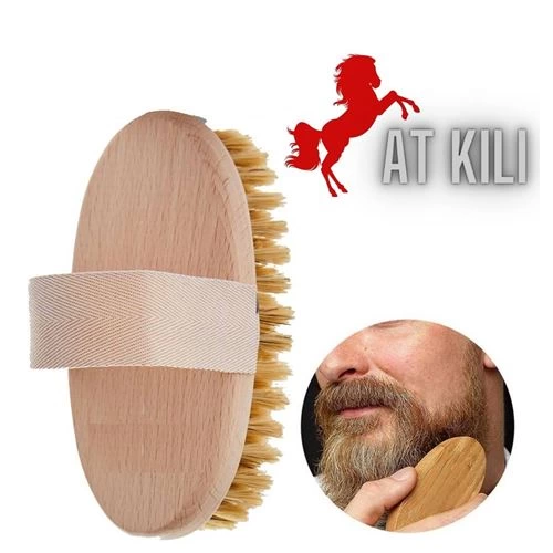 Absolute Sakinleştirici Sakal Tarama Doğal Fırçası ( Bayi Depom )