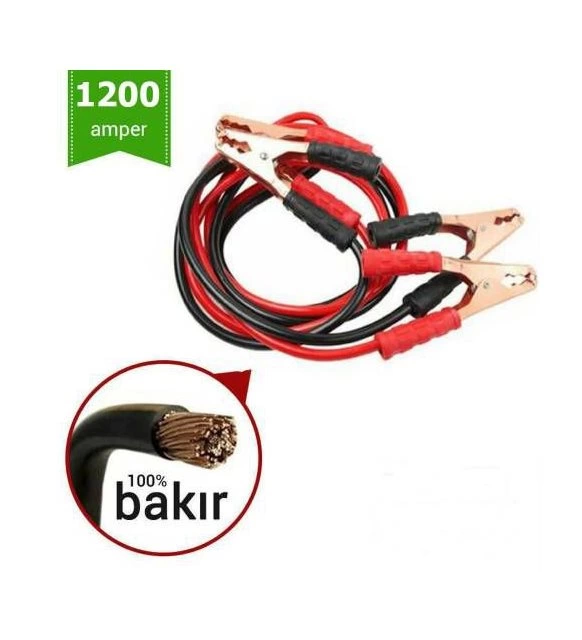 Akü Takviye Kablosu 1200 Amper (taşıma Çantalı) ( Bayi Depom )