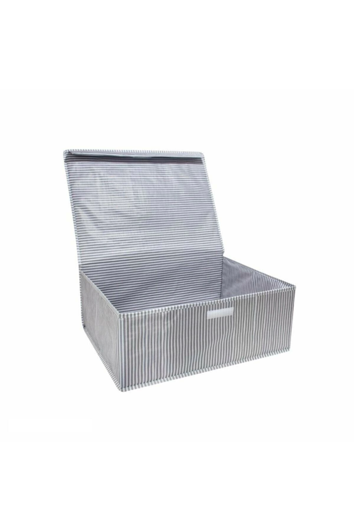 Baza Altı Boy Çok Amaçlı Düzenleyici Kutu Organizer Cırt Cırtlı Hurç 19cm X 40cm X 50cm (10 Adet) ( Bayi Depom )