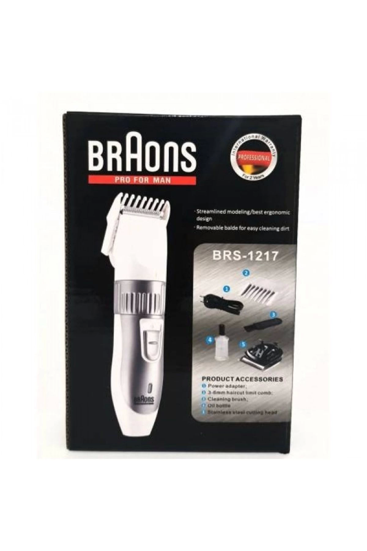 Braons Şarj Edilebilir Kablosuz Tıraş Makinesi Brs-1217 ( Bayi Depom ) Braons Şarj Edilebilir Kablosuz Tıraş Makinesi Brs-1217 ( Bayi Depom )