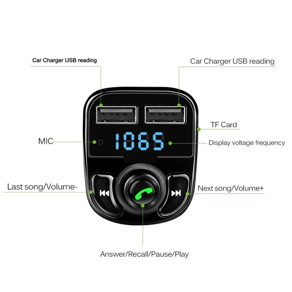 Carx8 Bluetooth Araç Kiti Fm Transmitter ( Bayi Depom ) Carx8 Bluetooth Araç Kiti Fm Transmitter ( Bayi Depom )