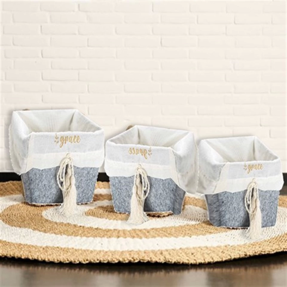 Çok Amaçlı Saklama Organizer Kutu Kare Keçe Sepet (mini) - 03433 ( Bayi Depom ) Çok Amaçlı Saklama Organizer Kutu Kare Keçe Sepet (mini) - 03433 ( Bayi Depom )