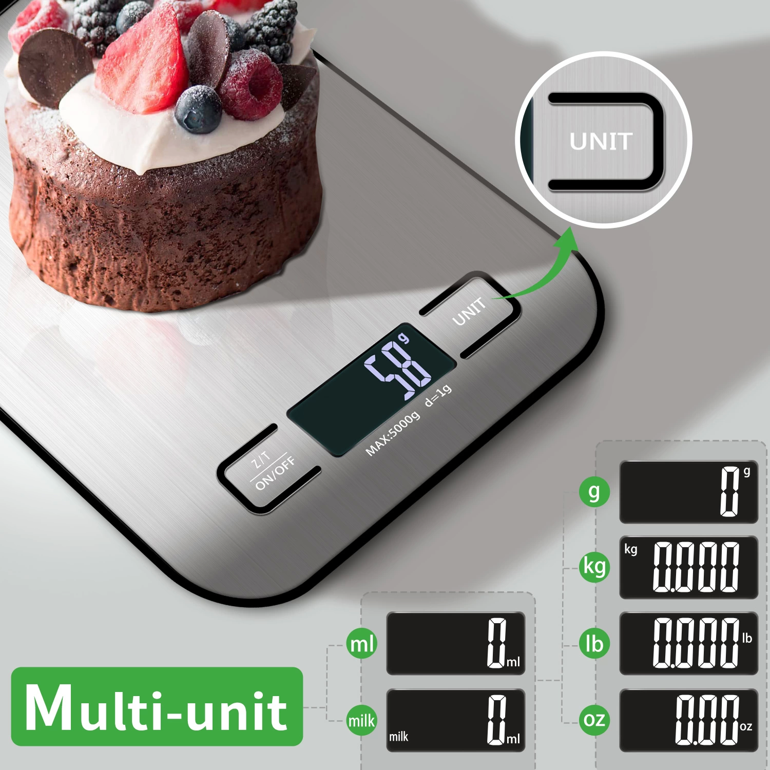 Dijital Mutfak Terazisi Paslanmaz Çelik Elektronik Lcd Ağırlık 5 Kg Ölçeklii Pişirme Ölçü Aleti ( Bayi Depom ) Dijital Mutfak Terazisi Paslanmaz Çelik Elektronik Lcd Ağırlık 5 Kg Ölçeklii Pişirme Ölçü Aleti ( Bayi Depom )