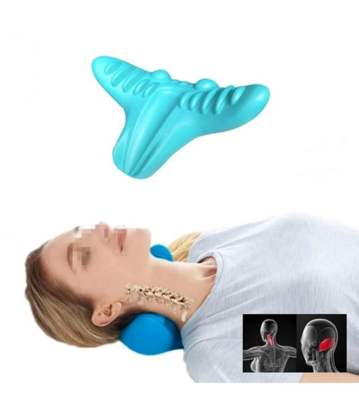 Kayropraktik Boyun Yastığı U Şekilli Masaj Destekli Ağrı Kesici Bellek Köpük Yastık ( Bayi Depom ) Kayropraktik Boyun Yastığı U Şekilli Masaj Destekli Ağrı Kesici Bellek Köpük Yastık ( Bayi Depom )