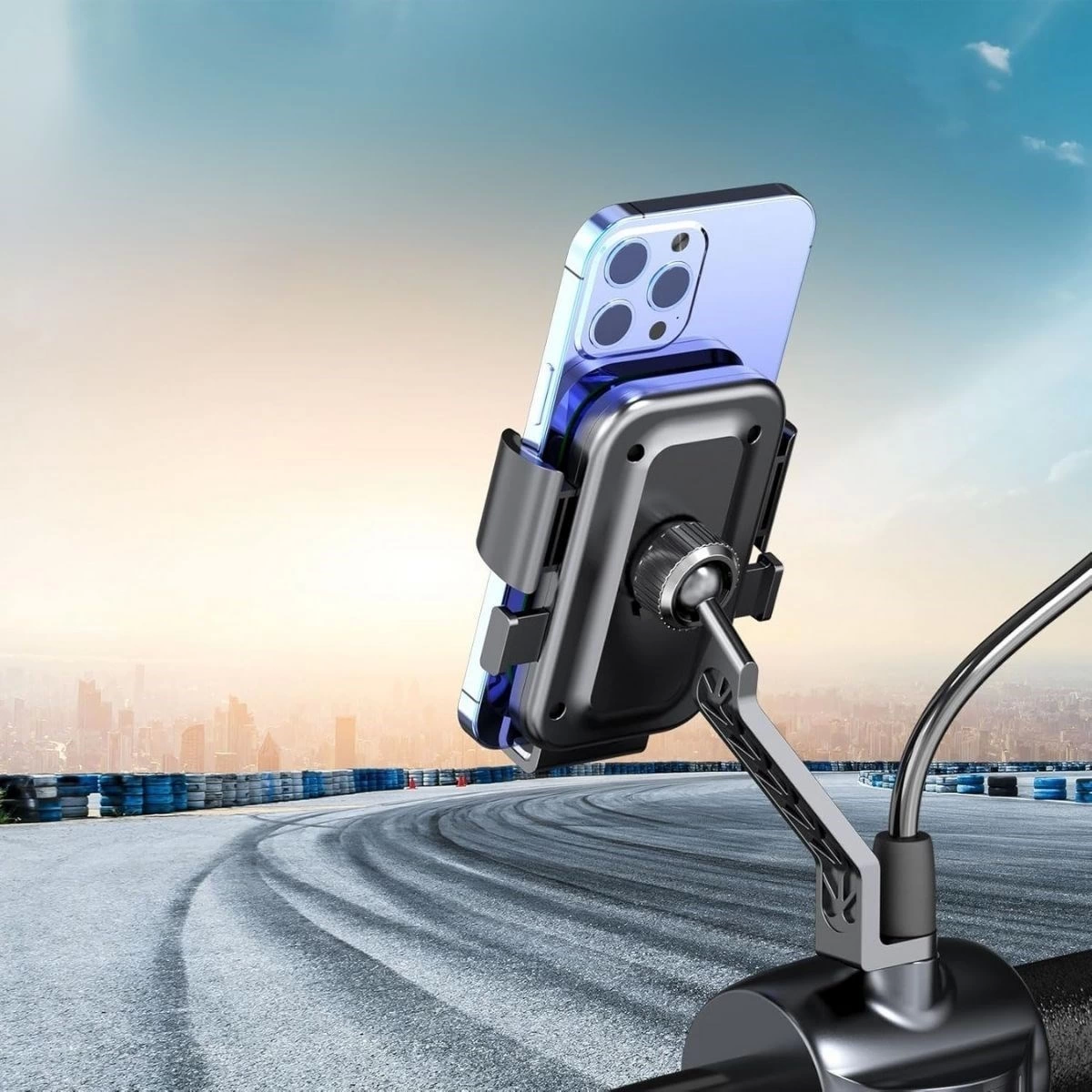 Motor,motosiklet,bisiklet ,scooter İçin 360 Derece Dönebilen Dikiz Aynası Versiyonu Telefon Tutucu Aparat ( Bayi Depom ) Motor,motosiklet,bisiklet ,scooter İçin 360 Derece Dönebilen Dikiz Aynası Versiyonu Telefon Tutucu Aparat ( Bayi Depom )