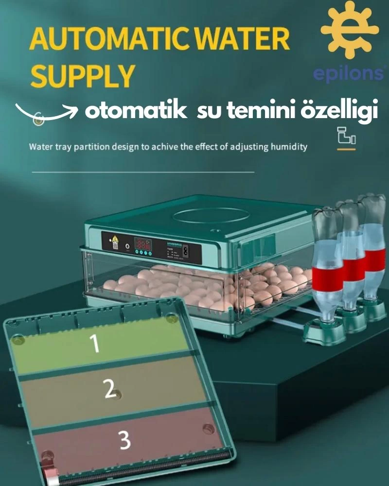 130 Yumurtalık Tam Otomatik Kuluçka Makinesi Extra Yedek Motorlu Akü Kablolu Silindir Viyollü Profesyonel ( Bayi Depom ) 130 Yumurtalık Tam Otomatik Kuluçka Makinesi Extra Yedek Motorlu Akü Kablolu Silindir Viyollü Profesyonel ( Bayi Depom )